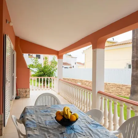 וילה Paraiso Da Maria 5 Quartos Duas Salas, Jardim, Piscina, Varanda Com Churrasqueira E Wifi אולוס די אגווה